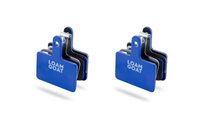 Shimano B - Type and M0 - Type 2 piston disc brake pads | 2 Pairs (4 Pads) - Loam Goat