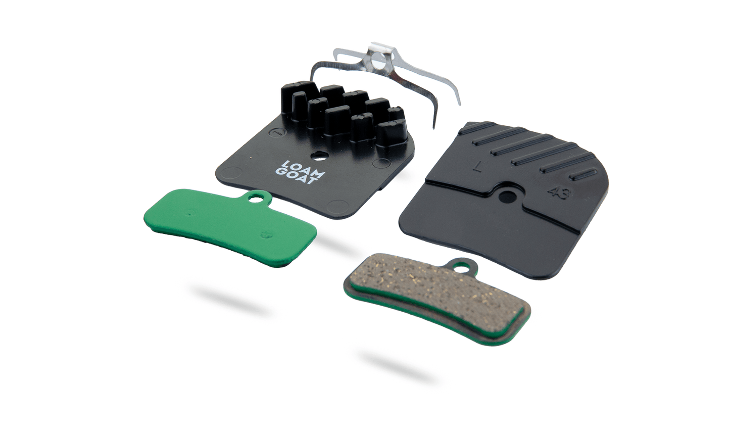 Shimano D - Type 4 piston disc brake pads | 2 Pairs - Loam Goat