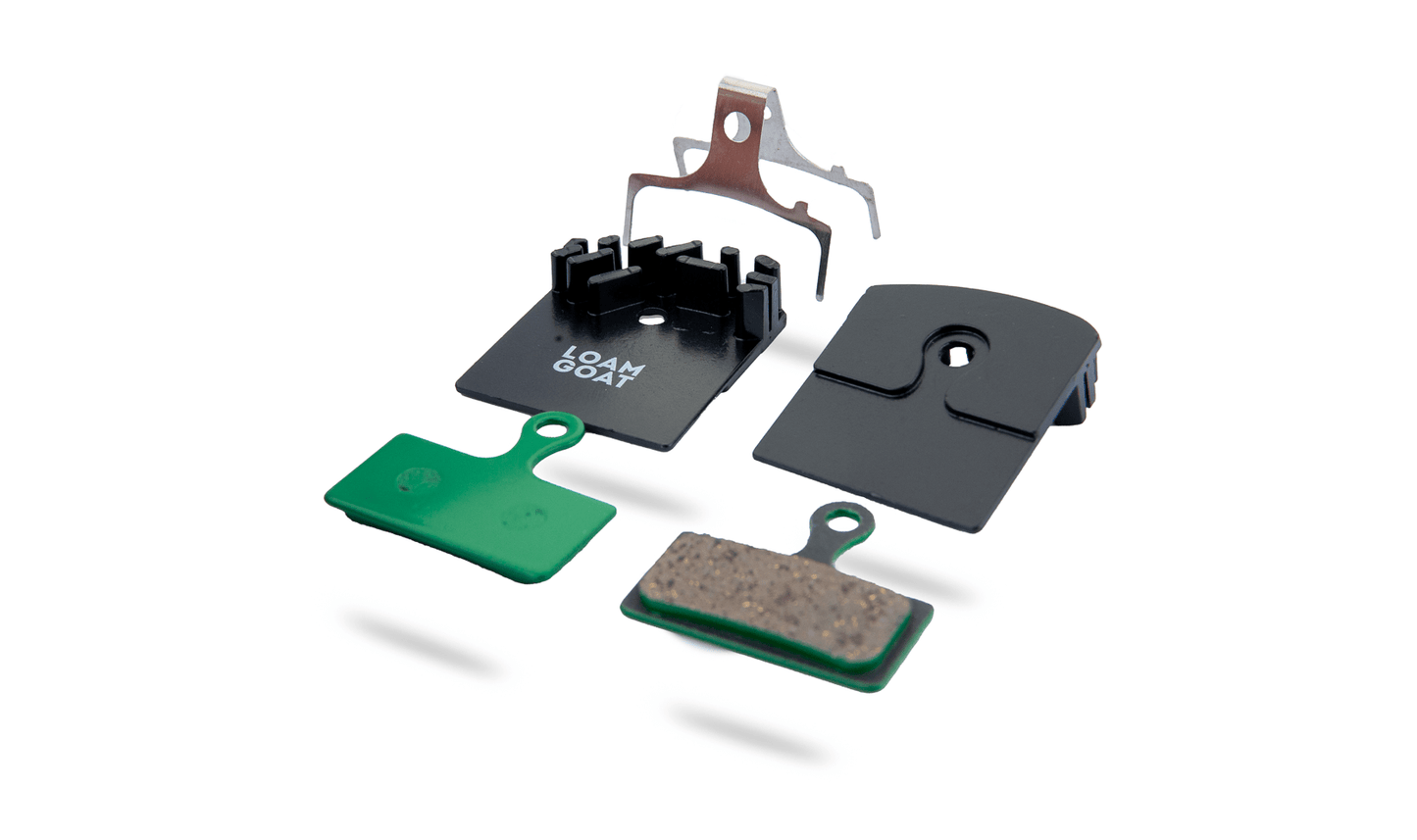 Shimano G - Type and J - Type 2 piston disc brake pads | 2 Pairs - Loam Goat