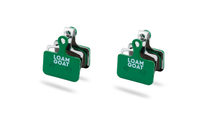 Shimano K - Type 2 piston disc brake pads | 2 Pairs (4 Pads) - Loam Goat