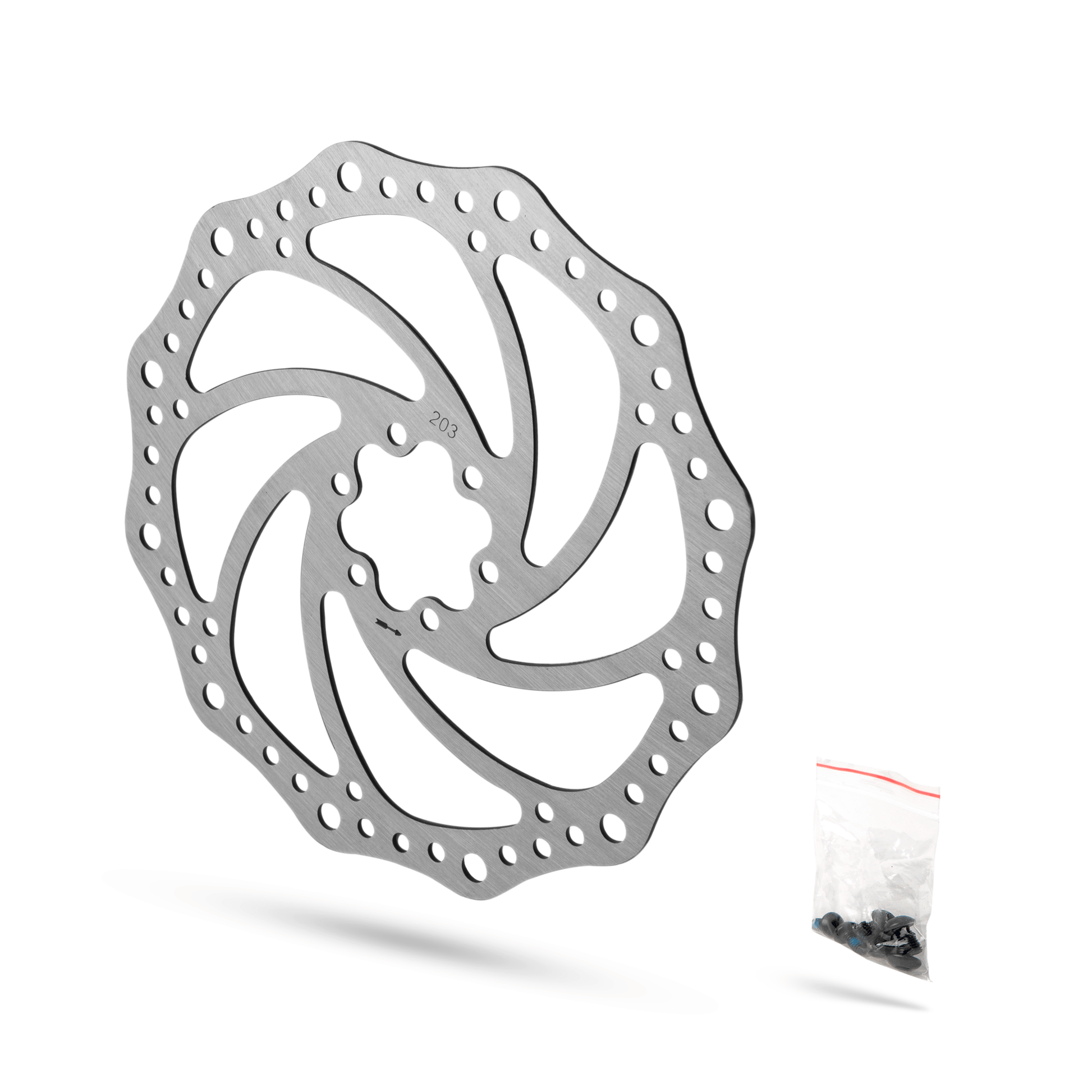 203mm Disc Brake Rotor (Includes Spacers For 200mm Rotors) - Loam Goat
