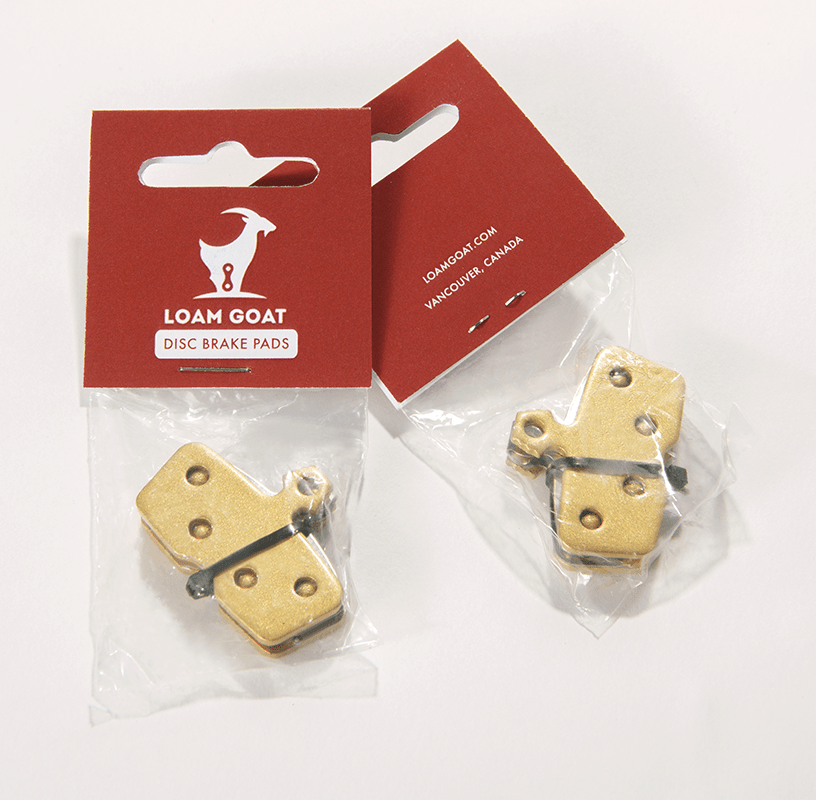 With Hang Tab | Bulk Avid Elixir, DB, XX, XO Compatible Sintered Pads | 20 Pairs - Loam Goat
