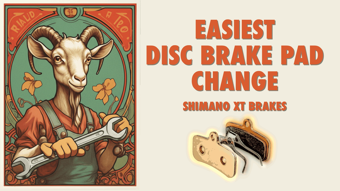 The Easiest Way To Change Your Bike Disc Brake Pads 🚀 - Shimano XT  Disc Brake Pad Change