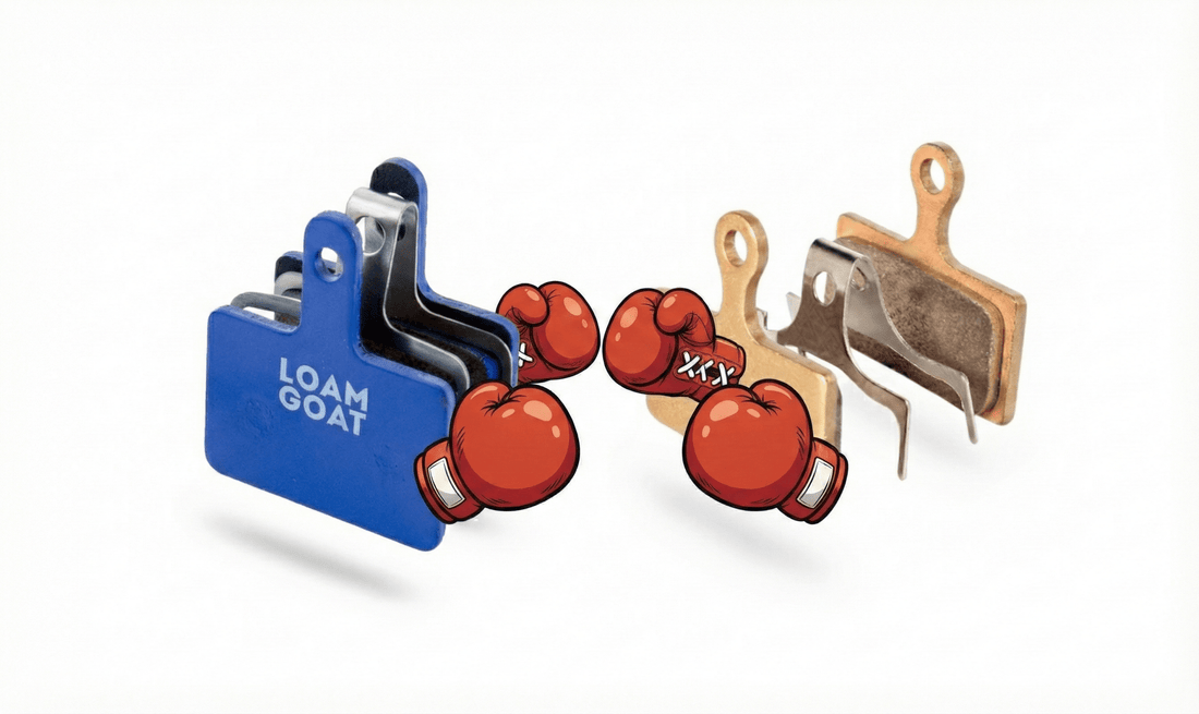 The Complete Brake Pad Guide: Sintered vs Organic vs Gravity - Loam Goat