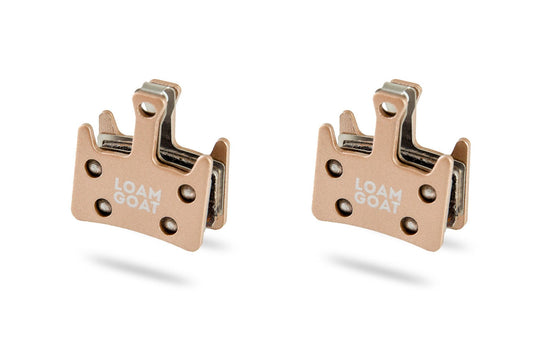 Hayes Dominion 2-piston (A2, T2 & A2-SRL) disc brake pads | 2 Pairs (4 Pads) - Loam Goat