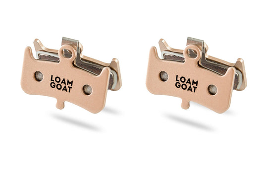 Hayes Dominion 4-piston (A4 & T4) disc brake pads | 2 Pairs (4 Pads) - Loam Goat