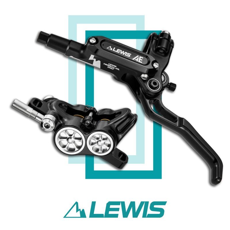 Lewis AE Axial Cylinder 4 Pistons Hydraulic Disc Brake | Front and Rear - Loam Goat