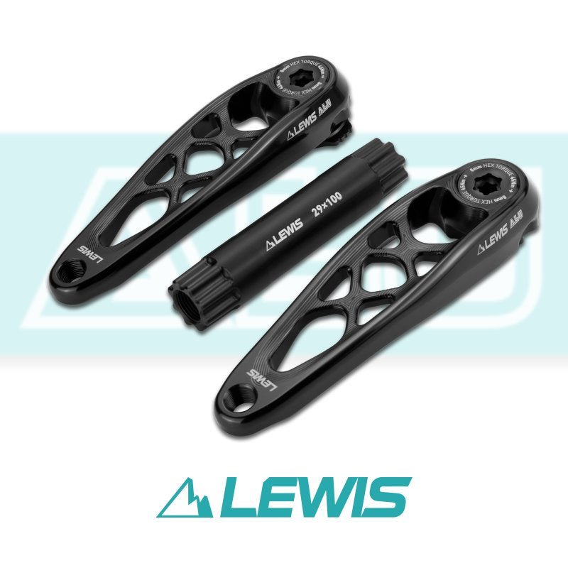 Lewis ALU MTB Aluminum Crank Set - Loam Goat