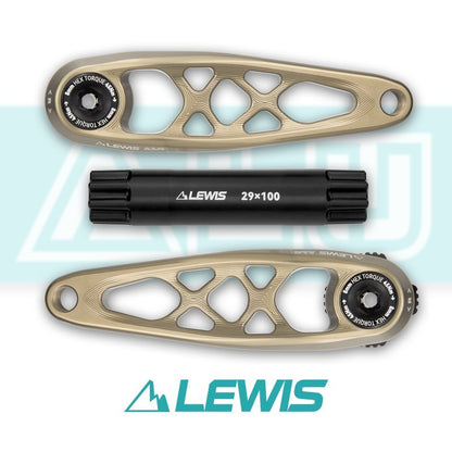 Lewis ALU MTB Aluminum Crank Set - Loam Goat