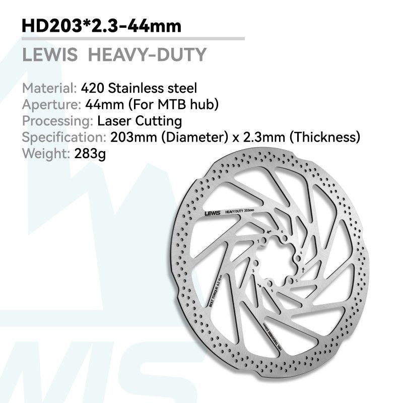 Lewis HEAVY DUTY Disc Brake Rotor 2.3mm Thick - Loam Goat