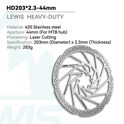 Lewis HEAVY DUTY Disc Brake Rotor 2.3mm Thick - Loam Goat
