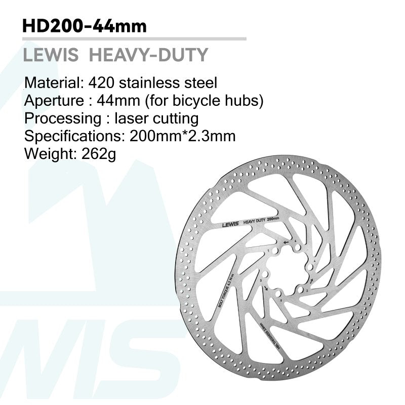 Lewis HEAVY DUTY Disc Brake Rotor 2.3mm Thick - Loam Goat