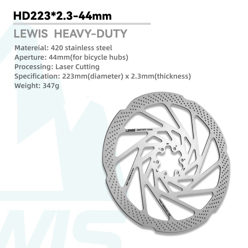 Lewis HEAVY DUTY Disc Brake Rotor 2.3mm Thick - Loam Goat