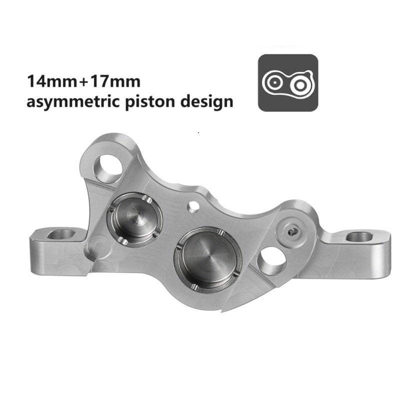 Lewis LH4 Axial Cylinder 4 Pistons Hydraulic Disc Brake | Front and Rear - Loam Goat