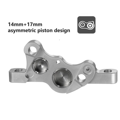 Lewis LH4 Axial Cylinder 4 Pistons Hydraulic Disc Brake | Front and Rear - Loam Goat