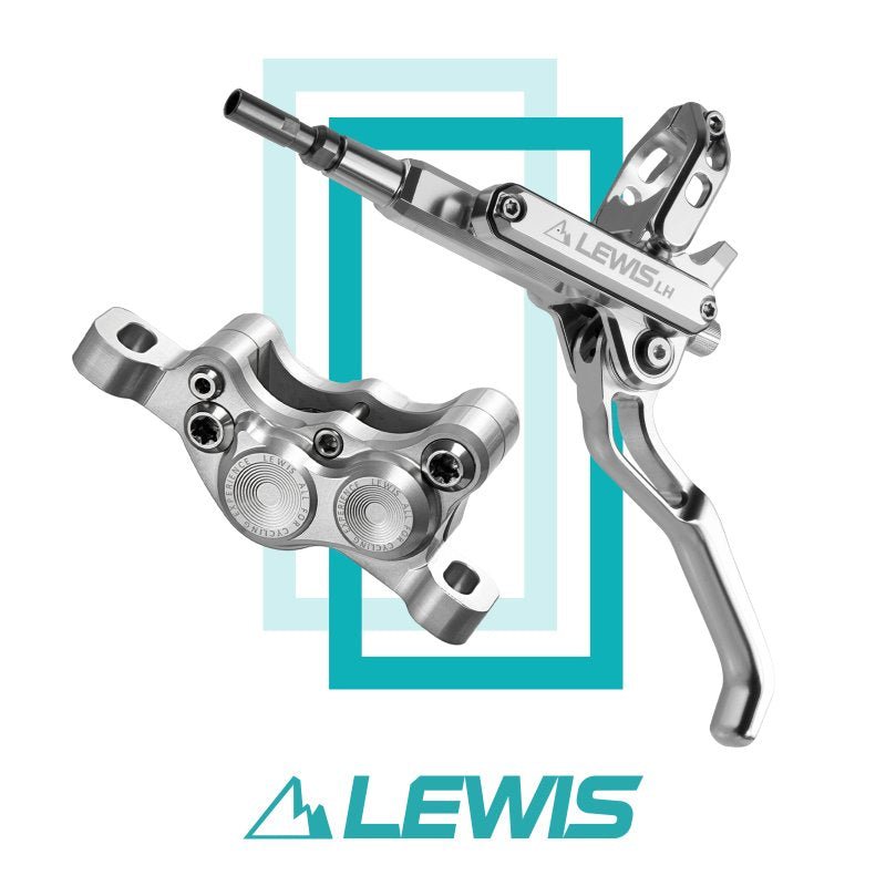 Lewis LH4 Axial Cylinder 4 Pistons Hydraulic Disc Brake | Front and Rear - Loam Goat