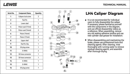 Lewis LH4 Parts - Loam Goat