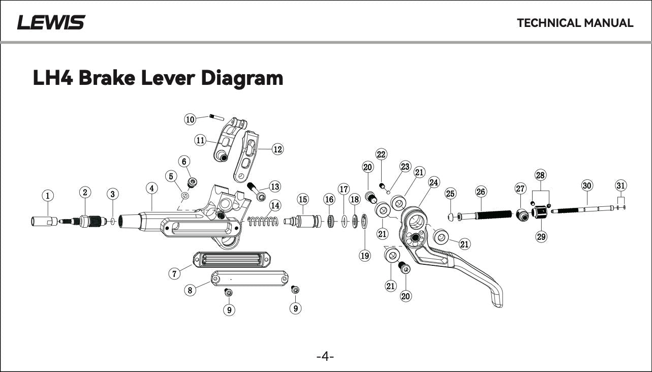 Lewis LH4 Parts – Loam Goat