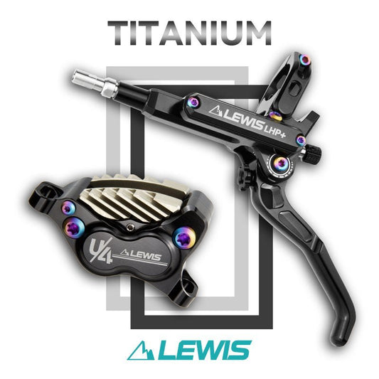Lewis LHP+ U4T 4 Pistons Disc Brake with Ti Mounting Bolts | Front and Rear - Loam Goat