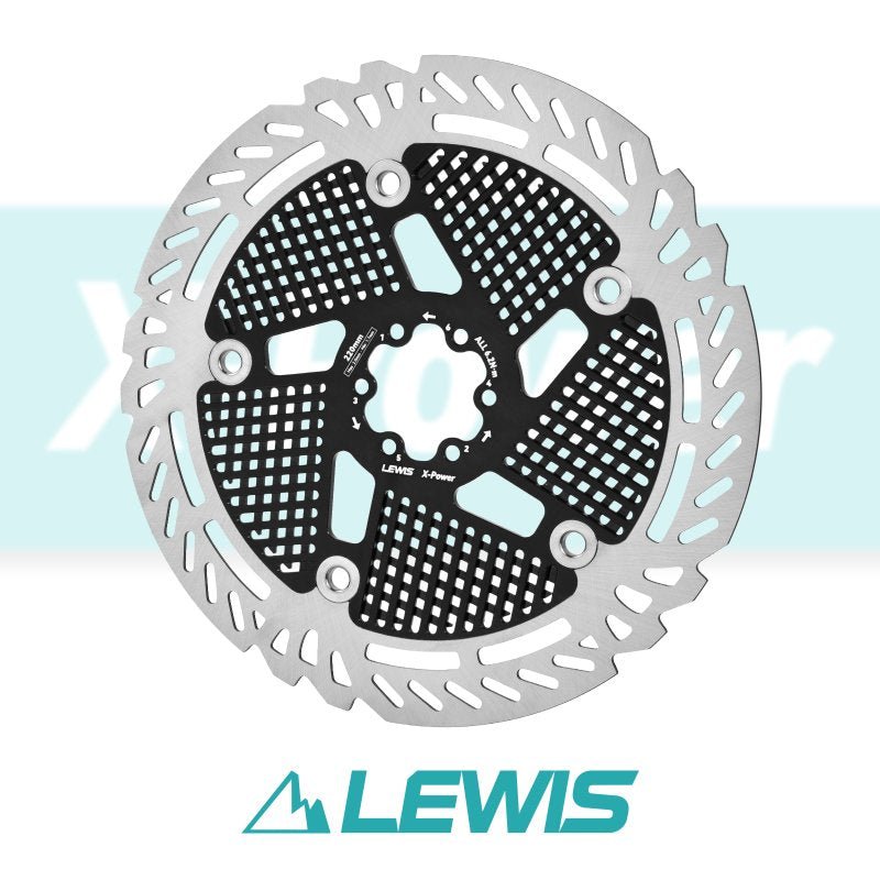 Lewis X-Power Floating Disc Brake Rotor | 2.0/2.3mm Thick | 200-220mm - Loam Goat