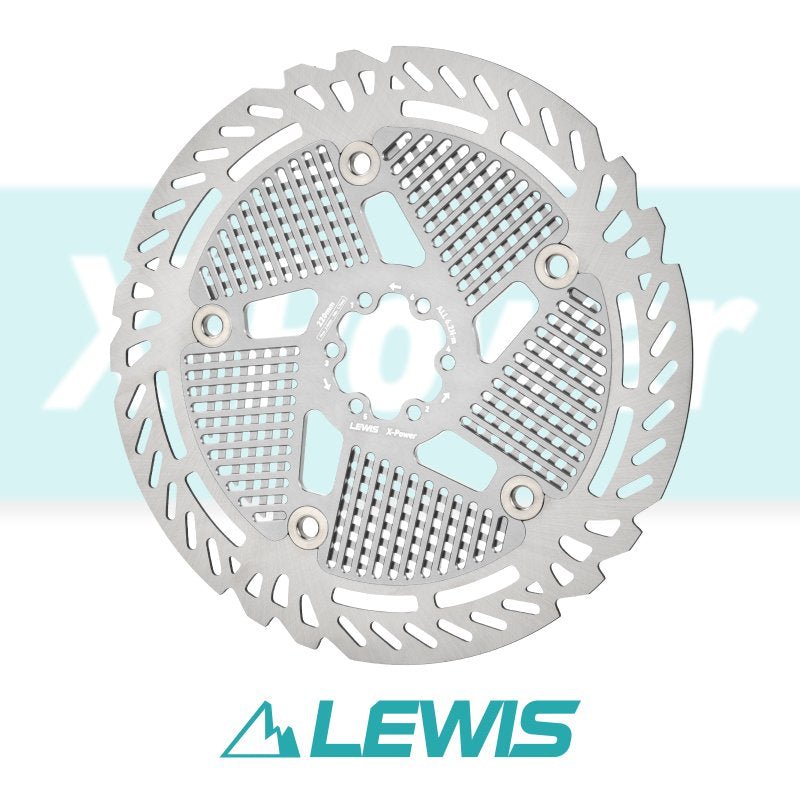 Lewis X-Power Floating Disc Brake Rotor | 2.0/2.3mm Thick | 200-220mm - Loam Goat
