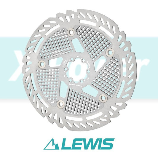 Lewis X-Power Floating Disc Brake Rotor | 2.0/2.3mm Thick | 200-220mm - Loam Goat