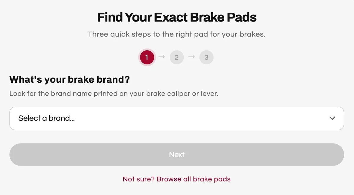 The Loam Goat brake finder, step one: pick your brake brand