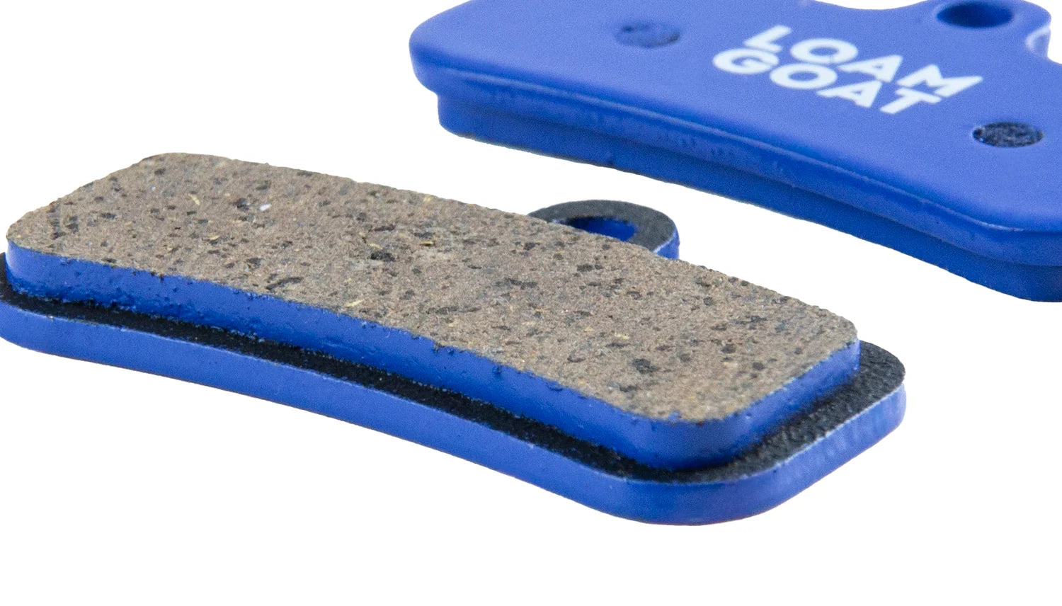 Close-up of the friction compound on a Loam Goat Trail pad