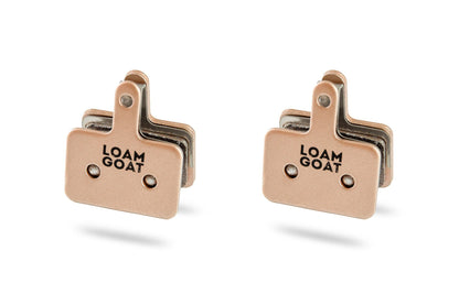 Shimano B-Type and M0-Type 2 piston disc brake pads | 2 Pairs (4 Pads) - Loam Goat