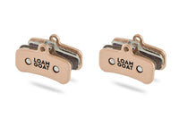 Shimano D-Type and N-Type 4 piston disc brake pads | 2 Pairs (4 Pads) - Loam Goat