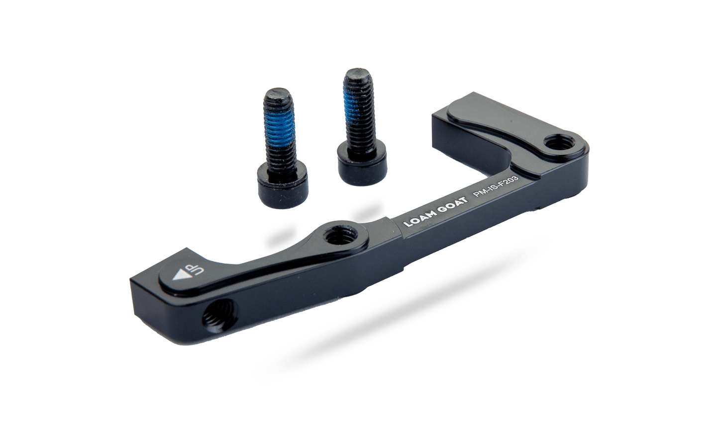 The GOAT IS Mount Disc Brake Caliper Adapter - Loam Goat